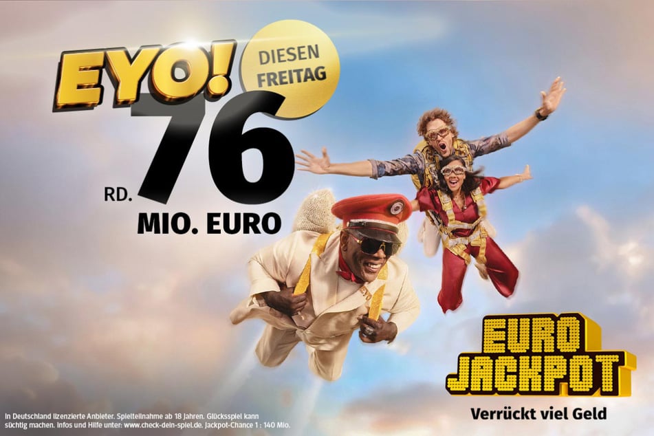 Zur Ziehung am Freitag (8.5.) liegen rund 76 Millionen Euro im Eurojackpot.