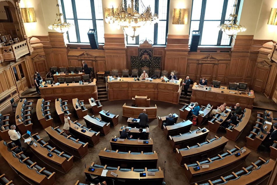 Der Parlamentarische Untersuchungsausschuss (PUA) zu Cum-Ex-Geschäften tagte am Mittwoch im Plenarsaal im Hamburger Rathaus.