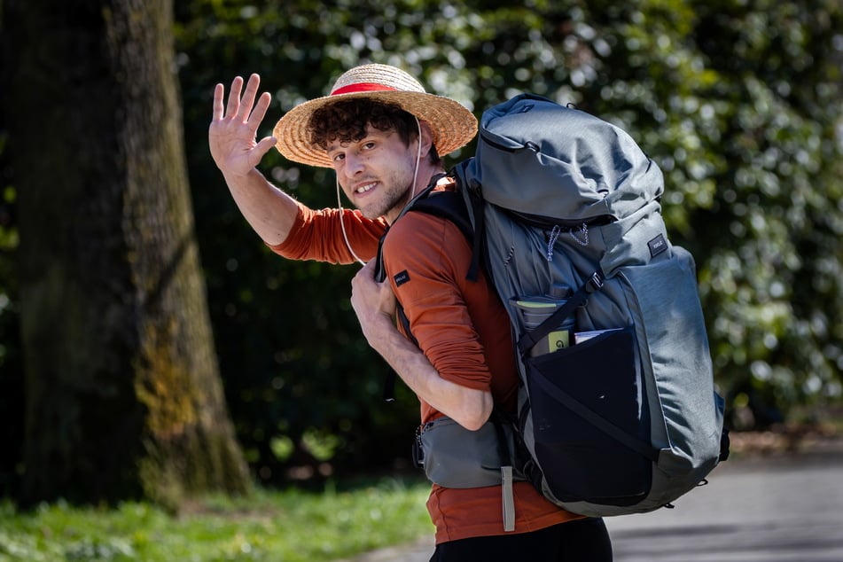 Johannes Riethausen (32) will seine Wanderung nach Athen noch einmal in Angriff nehmen.