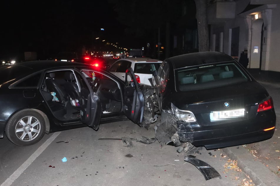 Der Audi A6 krachte nicht nur in einen BMW.