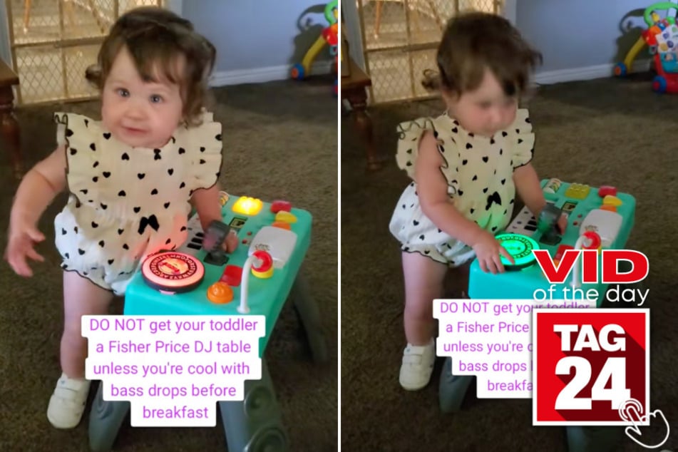 This toddler's blowing up TikTok as DJ Cabbage Patch Kid!