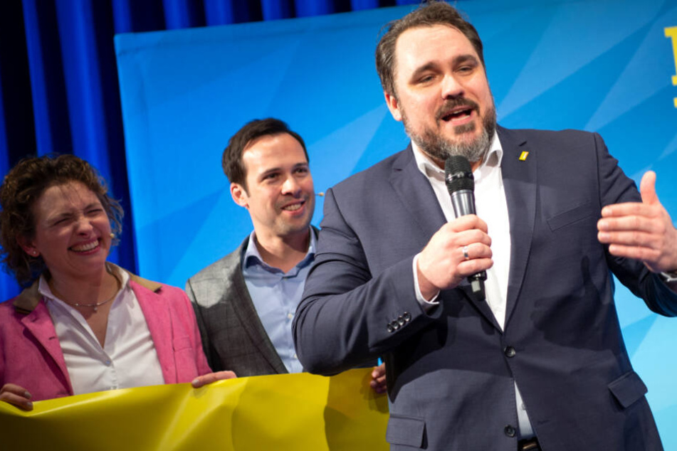 FDP-Landeschef Daniel Föst (r.) betonte eine alte Tradition seiner Partei beim Thema Umweltschutz.
