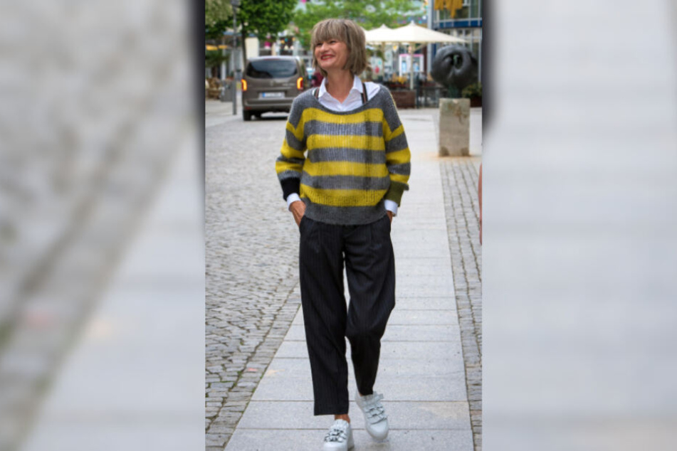 Ganz locker in Pulli und Turnschuhen: Ludwig in der Kneipenmeile in der Inneren Klosterstraße (2018).