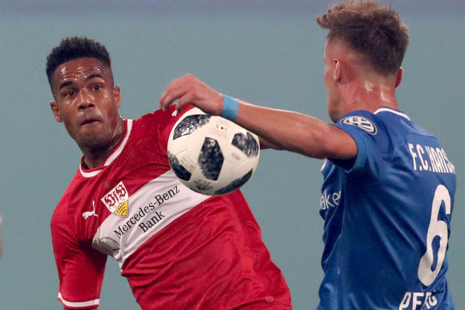 Daniel Didavi (l.) beim Pokal-Aus gegen Rostock in der ersten Runde.