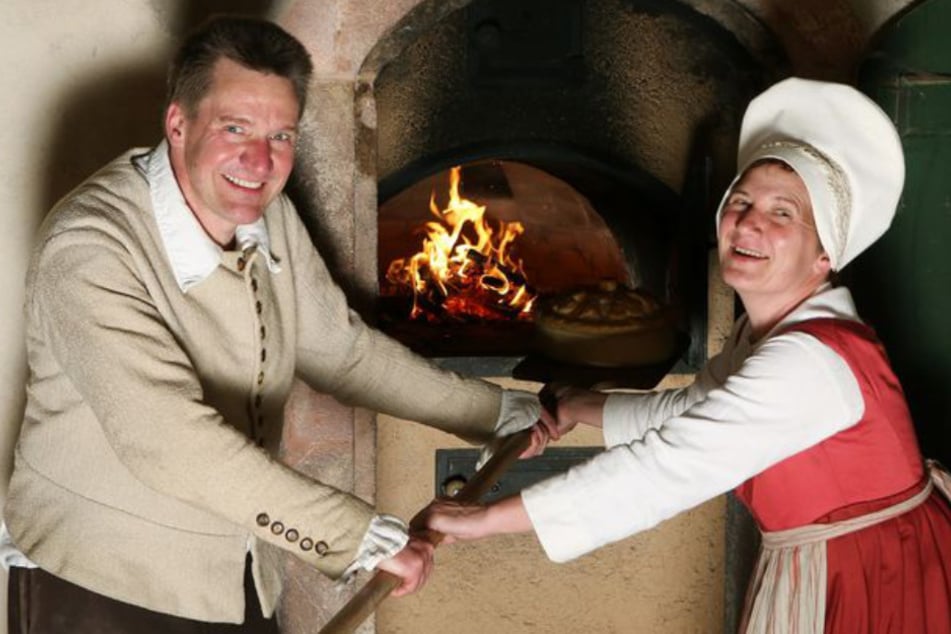 "Das große Backen" im Schloss Rochlitz.