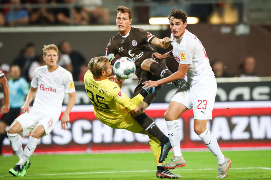Gegen Holstein Kiel erzielte James Lawrence in seinem ersten Spiel gleich ein Tor.