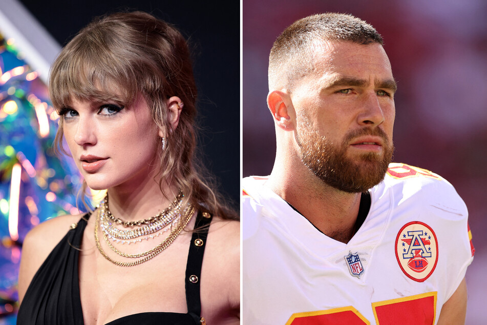The NFL has defended its coverage of Taylor Swift (l.) after Travis Kelce said the league was "overdoing it."