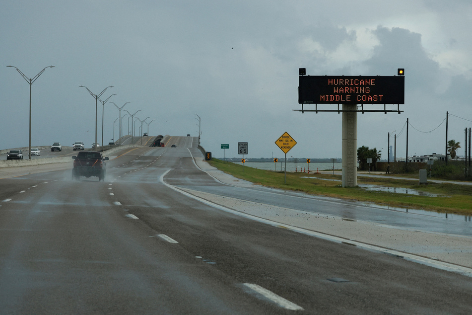 Beryl hit the coast of Texas as a hurricane early on Monday, with winds of up to 80 miles per hour.