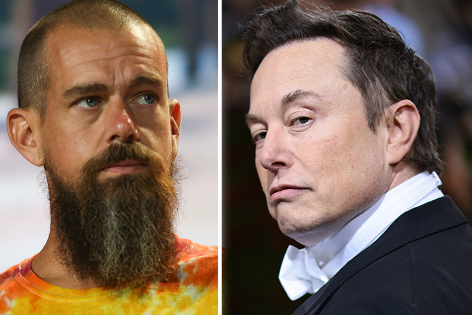 Former Twitter CEO Jack Dorsey (l) was subpoenaed by Elon Musk as the Tesla CEO looks to have the company's lawsuit against him dismissed.