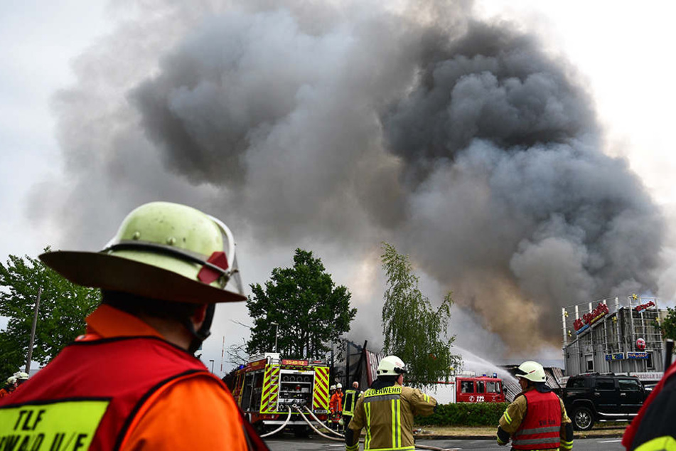 Einen Millionenschaden richtete das Feuer in Niedersachsen an.