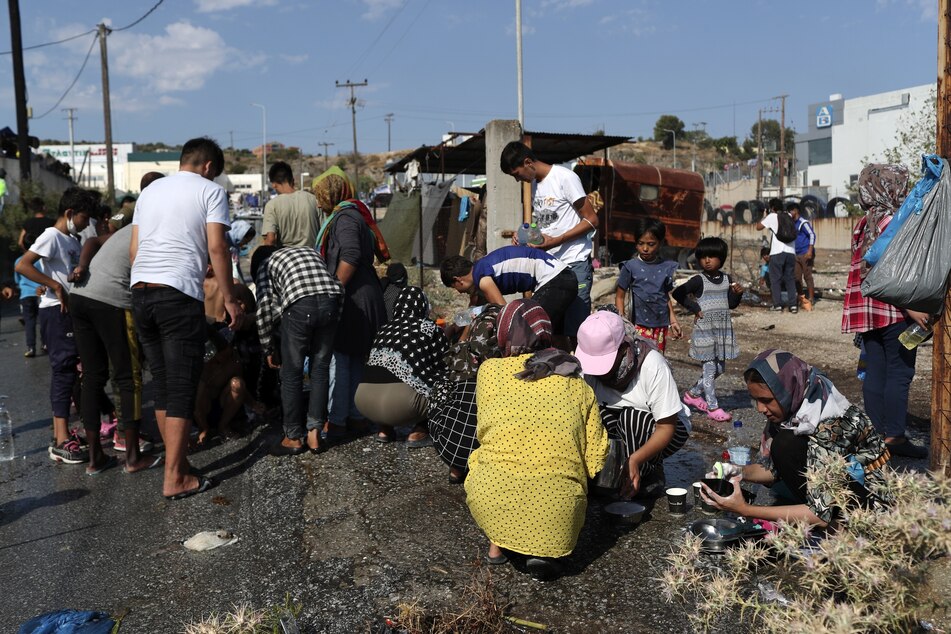 Durch den Brand in Moria wurden tausende Menschen obdachlos.