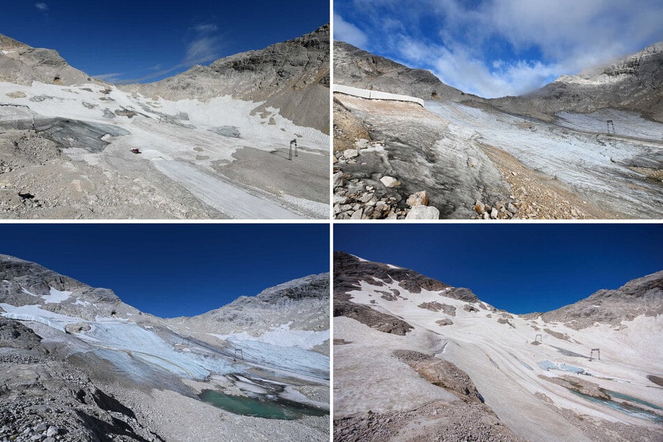 Höllentalferner im Zugspitzgebiet schrumpfte innerhalb von zwei Jahren um ein Viertel.