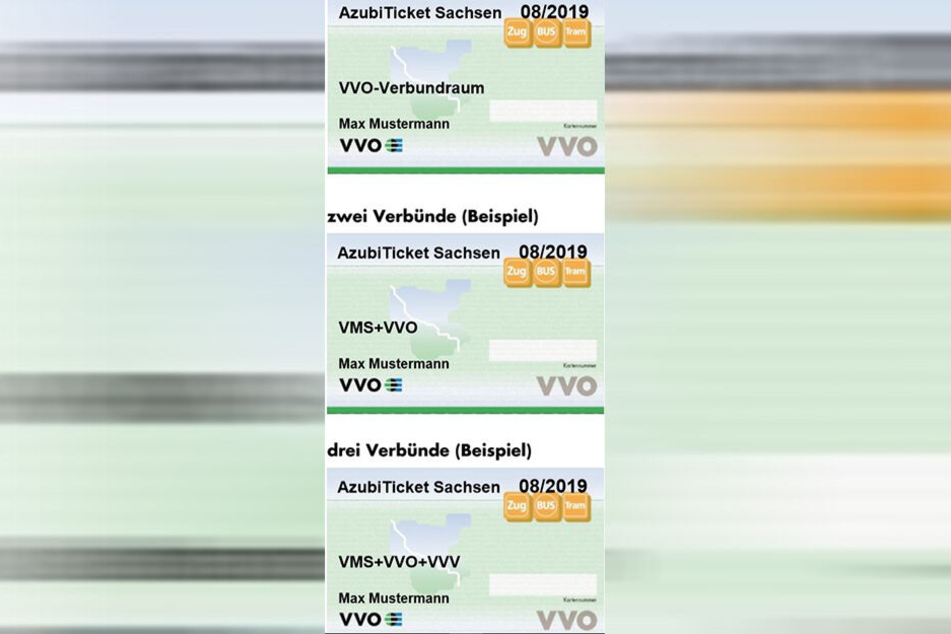 So sieht das Ticket aus, wenn man es beim VVO rund um Dresden kauft.