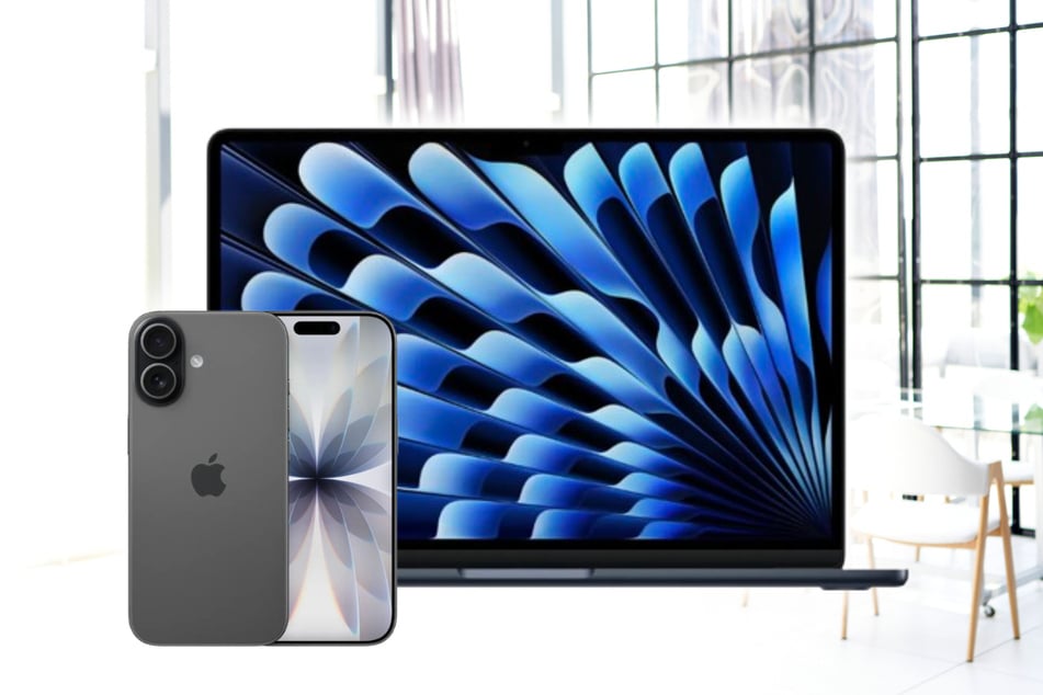 Apples Power-Bundle bestehend aus iPhone 17 (256 GB) und MacBook Air 13 (M4) bei o2.
