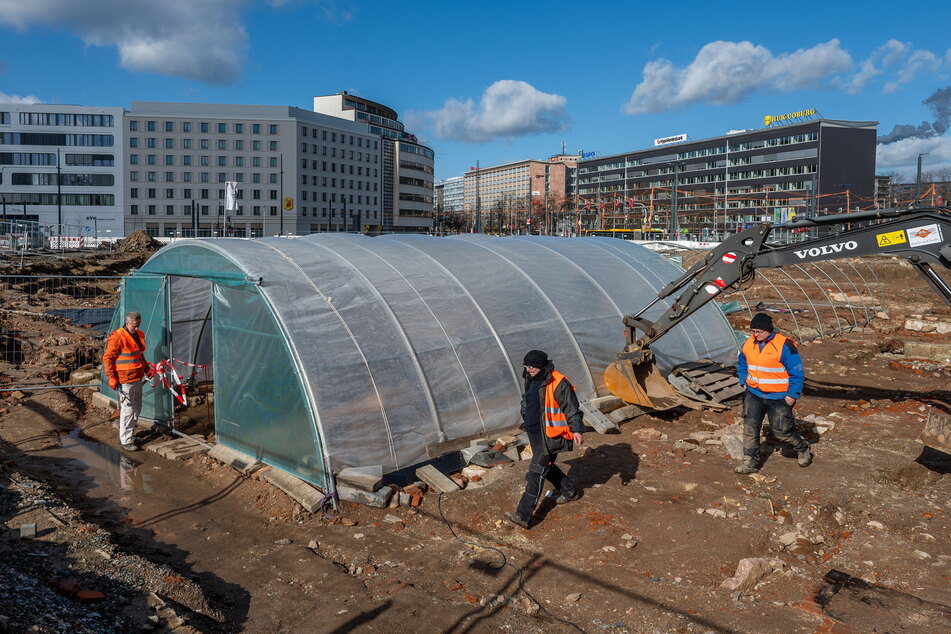 Vor einem Jahr haben Archäologen auf dem Baufeld zur "Neuen Johannisvorstadt" die Entdeckung gemacht.