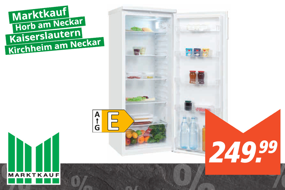 Exquisit Kühlschrank KS325-V-H-040E für 249,99 Euro