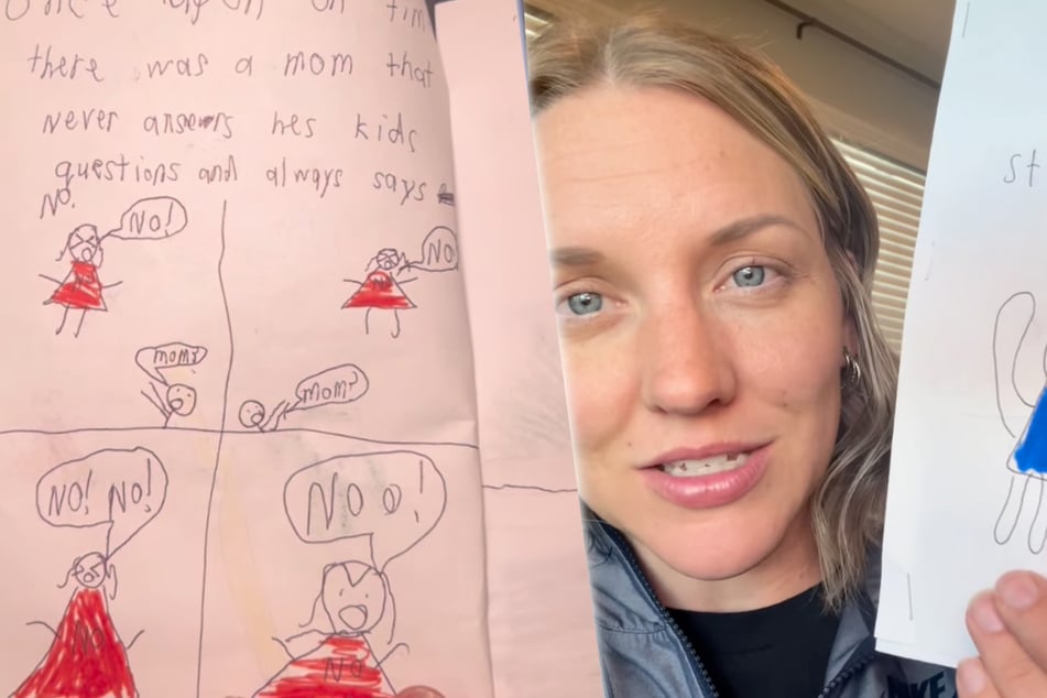 Mutter findet Zeichnung von Sohn: Als sie näher hinsieht, wird ihr alles klar