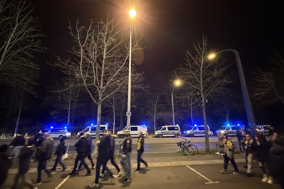 Die Polizeipräsenz zum heutigen Spiel wird hoch sein. (Archivbild)