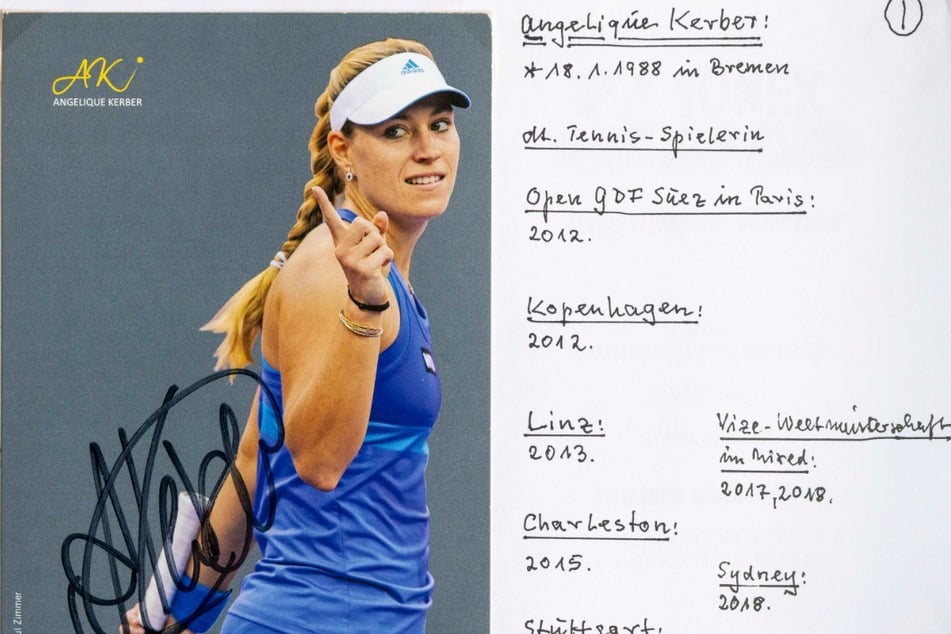 Auch Sportstars wie Tennis-Ass Angelique Kerber (38) sind in der Sammlung.