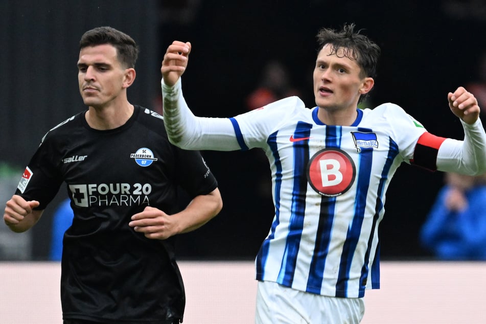 Herthas Fabian Reese (25) war kaum zu stoppen.