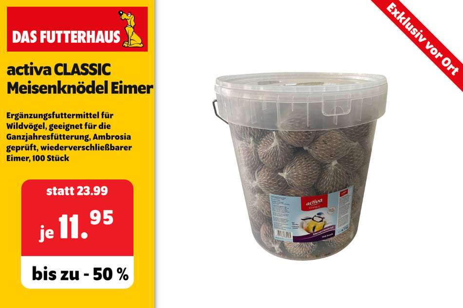 activa CLASSIC Meisenknödel Eimer (100 Stück)