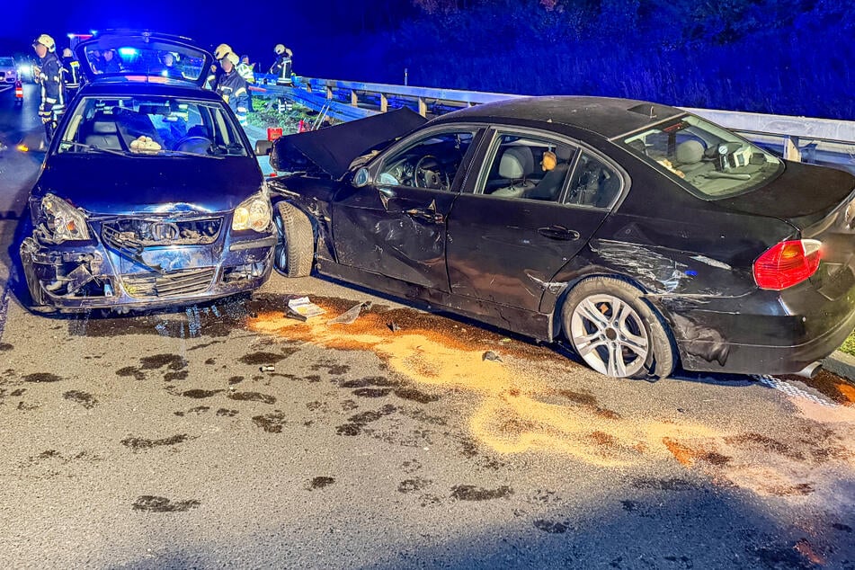 Heftiger Unfall auf B27: Feuerwehr muss Schwerverletzten aus Wrack befreien