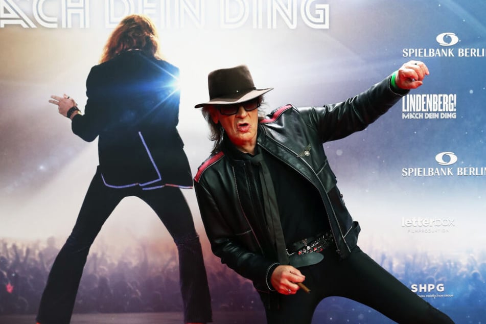 Udo Lindenberg, Musiker, posiert bei der Premiere seines Kinofilms "Lindenberg! Mach dein Ding!".