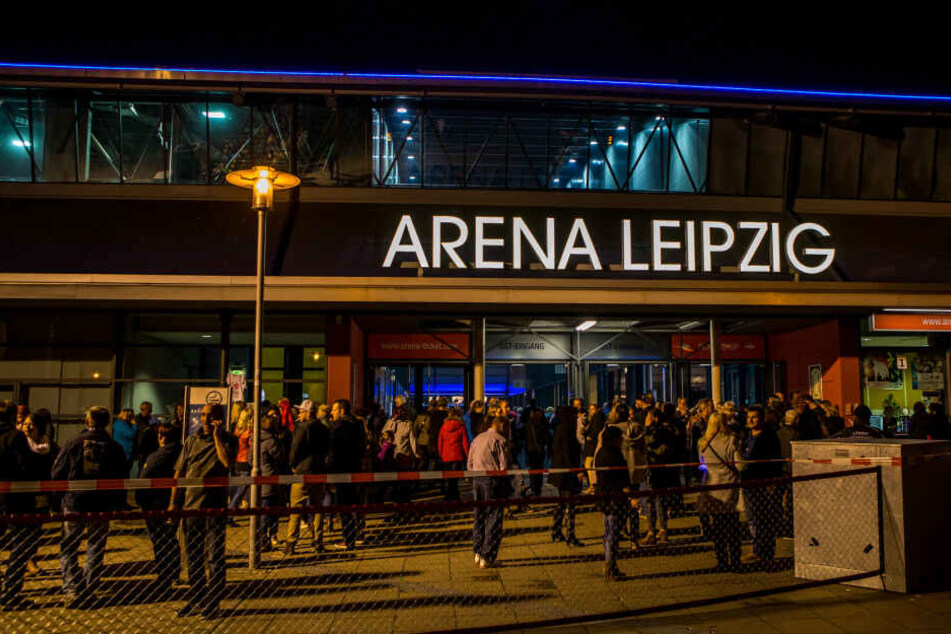 In der Arena zu Leipzig findet das Konzert statt.