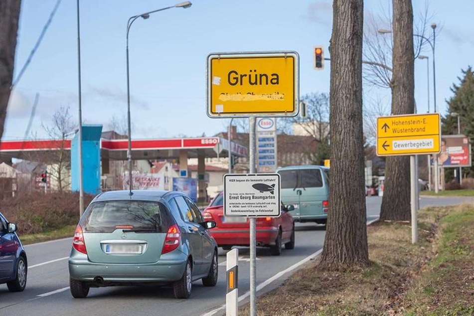 Bis zum Ortseingang Grüna ist die Neefestraße nach dem Kreisverkehr ab Mittwoch voll gesperrt