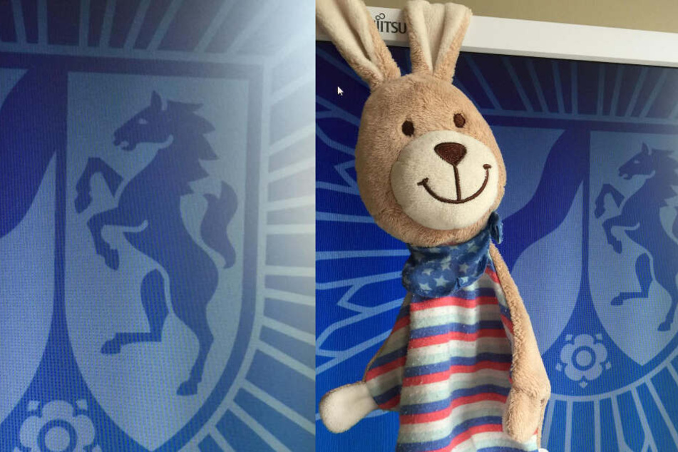 Dieser Hase wurden von Beamten der Polizei Benrath bei Düsseldorf gefunden.