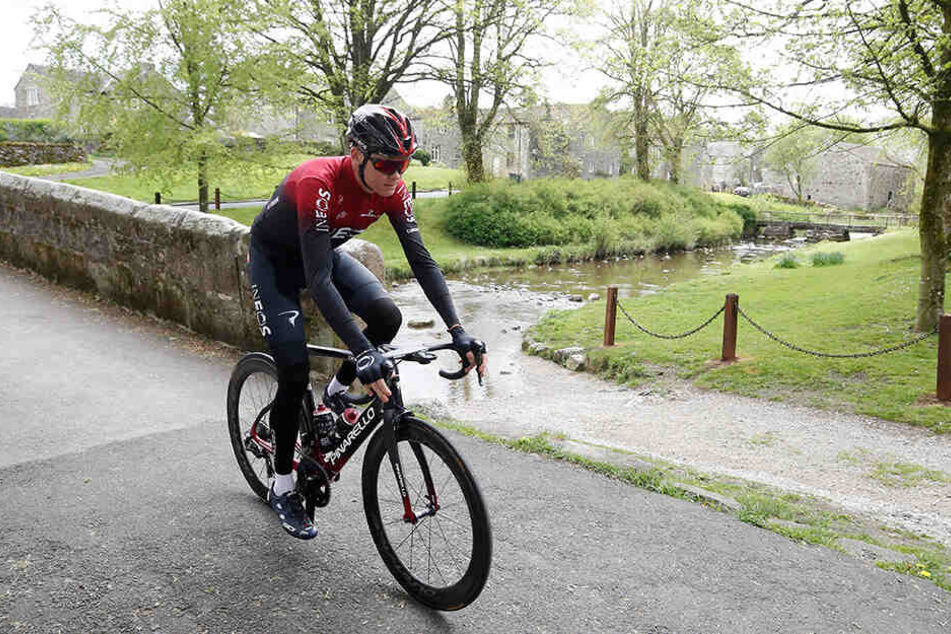 Chris Froome (34) bei der Präsentation vom Team Ineos.
