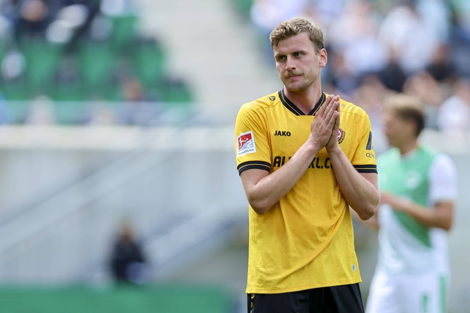 Christoph Daferner (27) nach seinem Pfostentreffer.