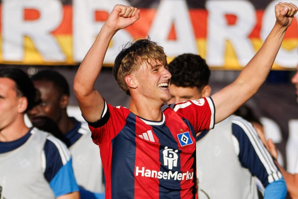 HSV-Youngster Louis Lemke (16) krönte sich in Verl zum jüngsten Torschützen der Hamburger Vereinsgeschichte.