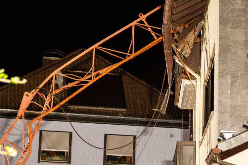 Die obere Wohnung des Hauses ist nicht mehr bewohnbar.
