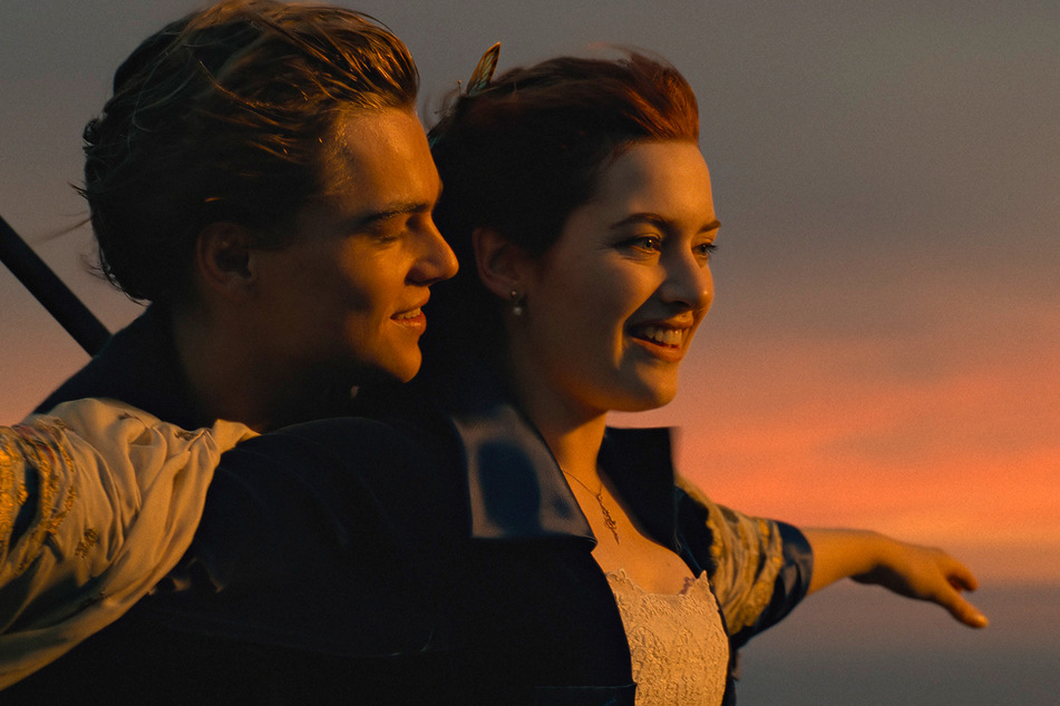 Die wohl berühmteste Szene aus Camerons Film "Titanic" (1997).