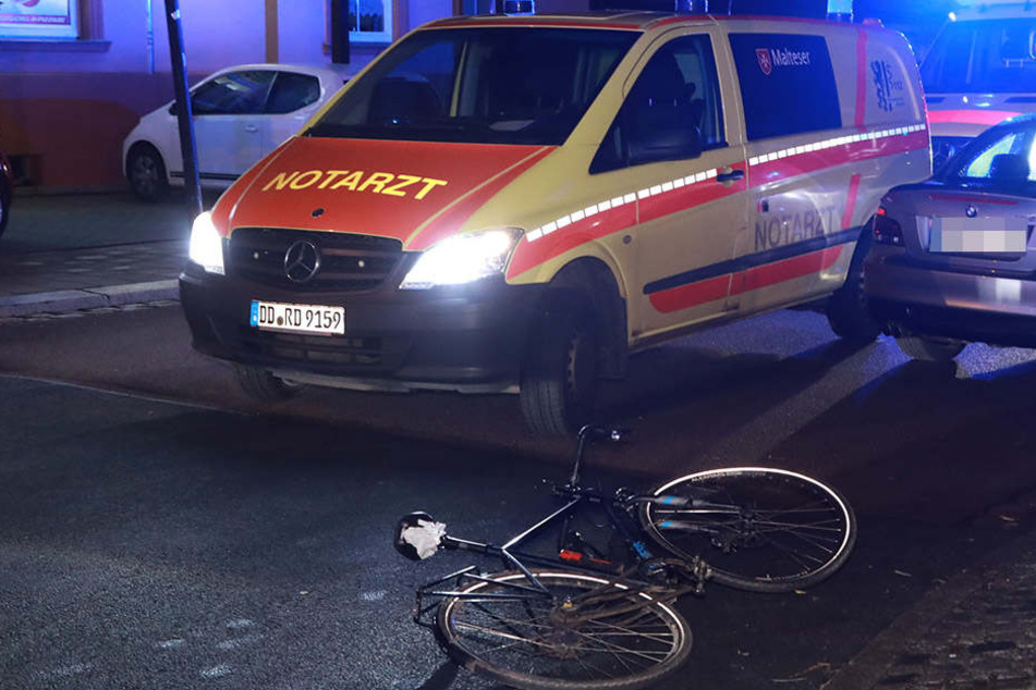 Auch der Notarzt war vor Ort und kümmerte sich um den Verletzten.