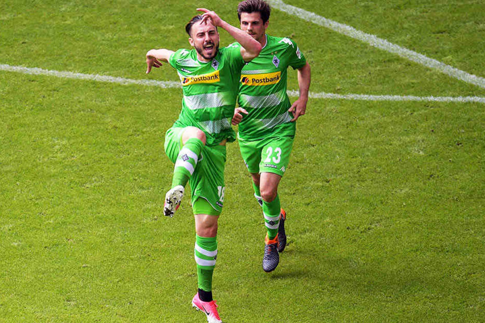 Einer von vielen Rückschlägen für den HSV: der 1:1-Ausgleich durch den früheren Hamburger Spieler Josip Drmic für Borussia Mönchengladbach.