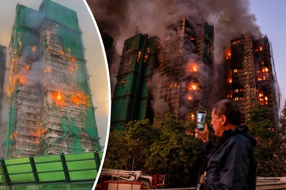 Hochhaus-Komplex steht in Flammen: 36 Tote, Hunderte noch immer vermisst