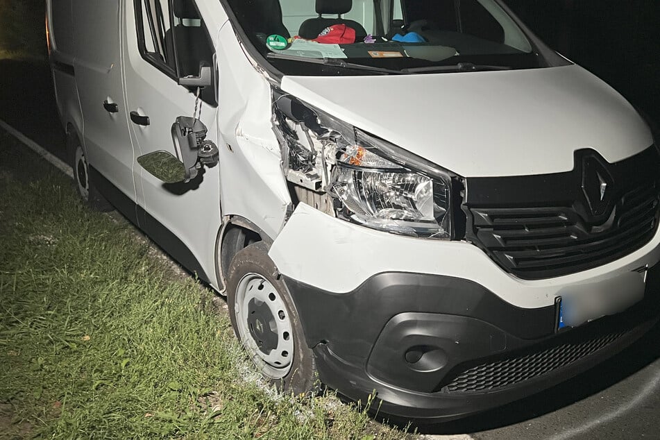 Der Renault-Kleintransporter wurde beschädigt. Der genaue Sachschaden steht noch nicht fest.