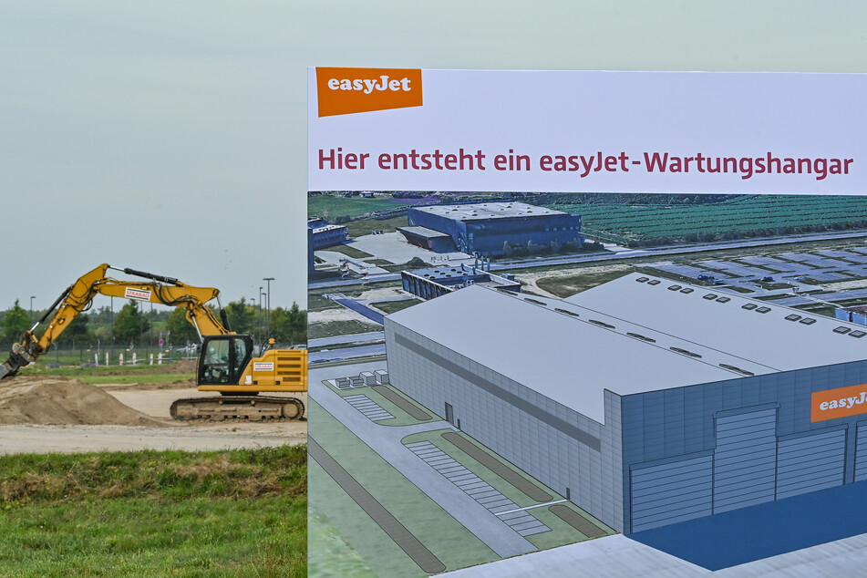 In Easyjets erster Wartungshalle außerhalb Großbritanniens sollen auf dem BER ab 2023 auch Reparaturen stattfinden.