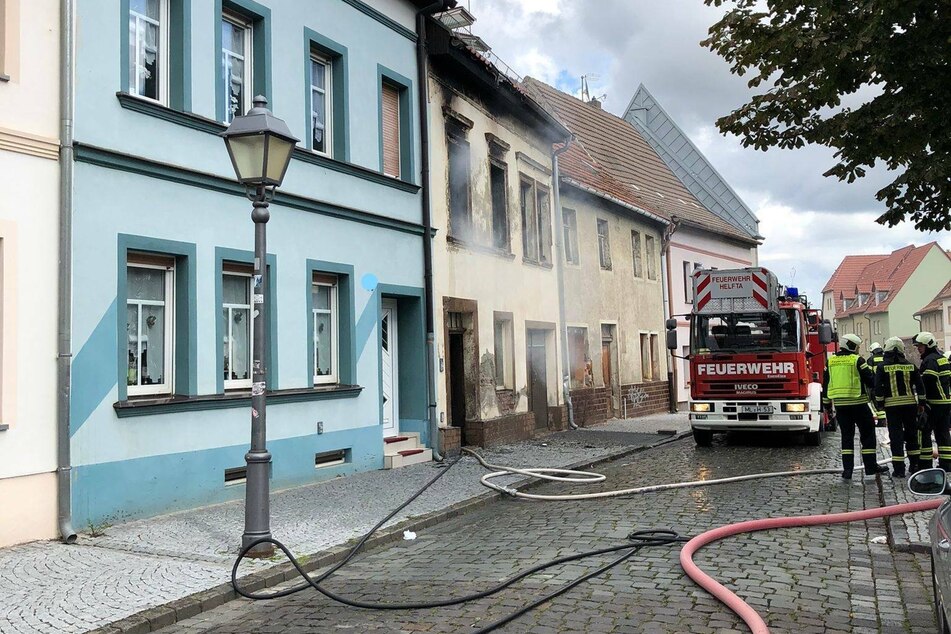 Im ersten Obergeschoss eines Reihenhauses brannte es am Samstagnachmittag.