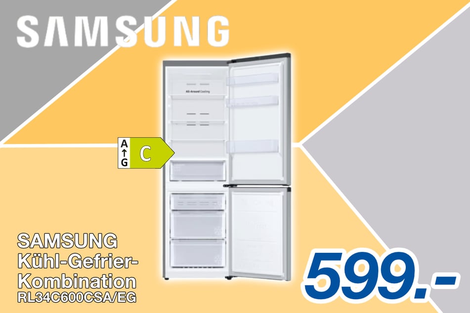 Die Samsung Kühl-Gefrier-Kombination
für 599 Euro.