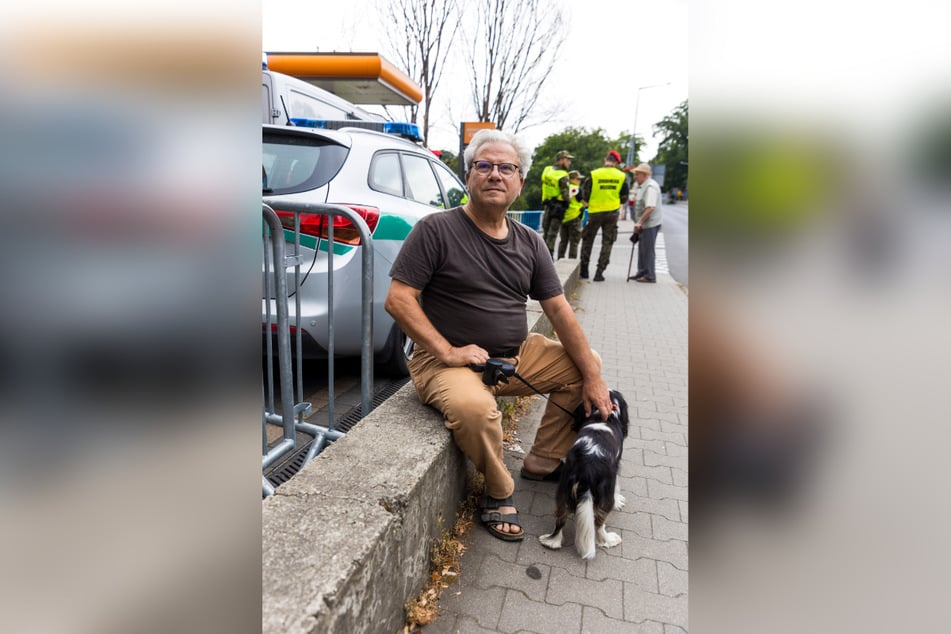 François Fritz (65) aus Görlitz kann sich mit den Grenzkontrollen nicht anfreunden.