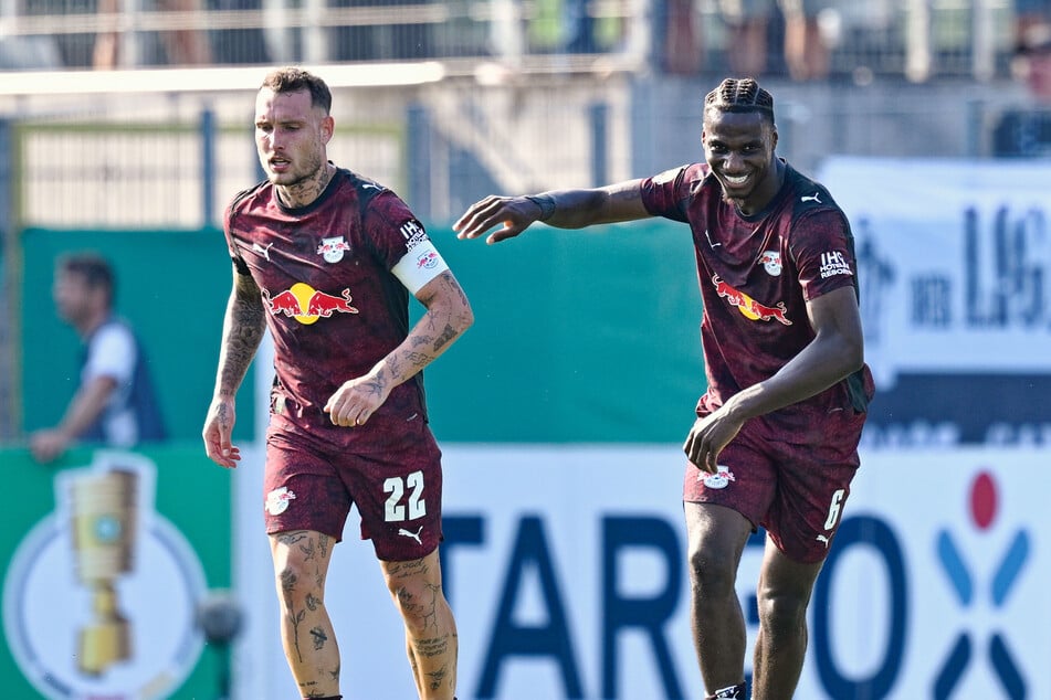 Ezechiel Banzuzi (r.) brachte RB in der 79. Minute erstmals in Führung.