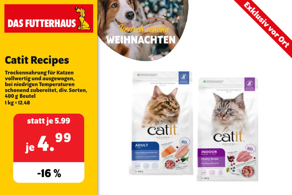 Catit Recipes Trockennahrung für Katzen