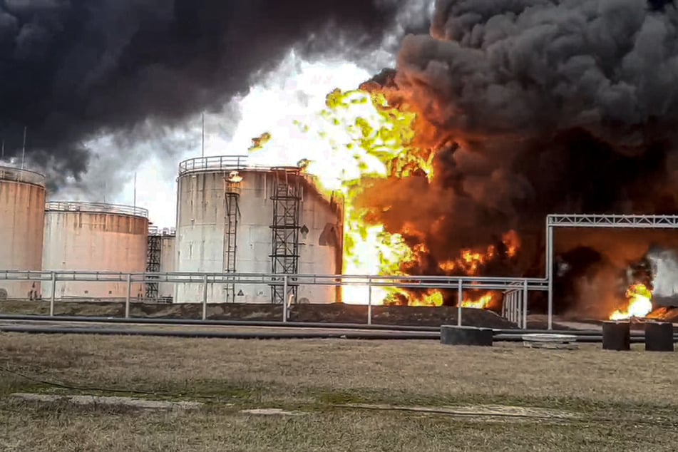 Im russischen Rjasan stand eine Raffinerie nach einem ukrainischen Drohnenangriff in Flammen. (Archivfoto)