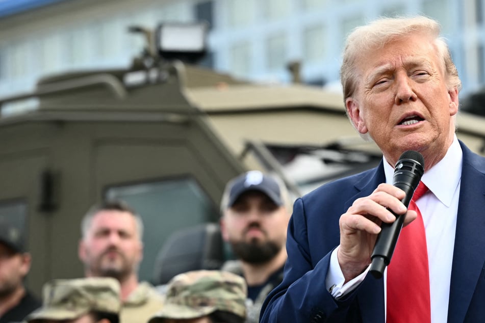 Donald Trump escalated his threats to deploy the National Guard on Sunday – this time to Baltimore.