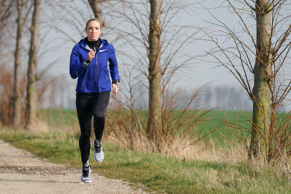 Leistungssportlerin Cindy Roleder (31) war auch während ihrer Schwangerschaft sportlich aktiv. (Archivbild)