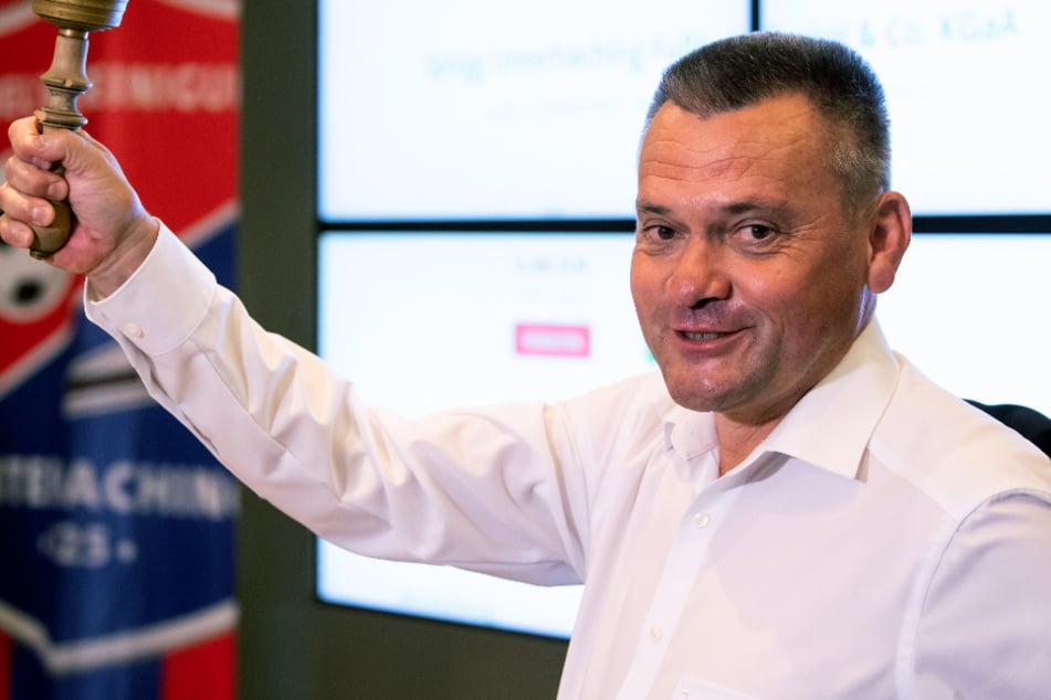Manfred Schwabl, Präsident des Fußball-Drittligisten SpVgg Unterhaching.