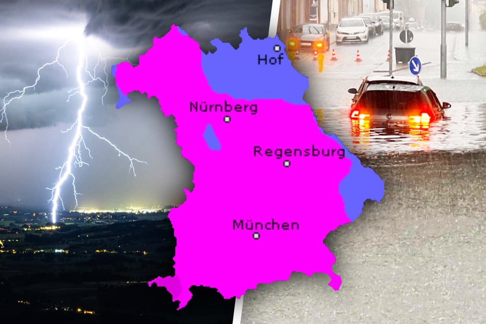 Gefahr für Leib und Leben! Heftige Wetter-Warnung für München und Teile von Bayern